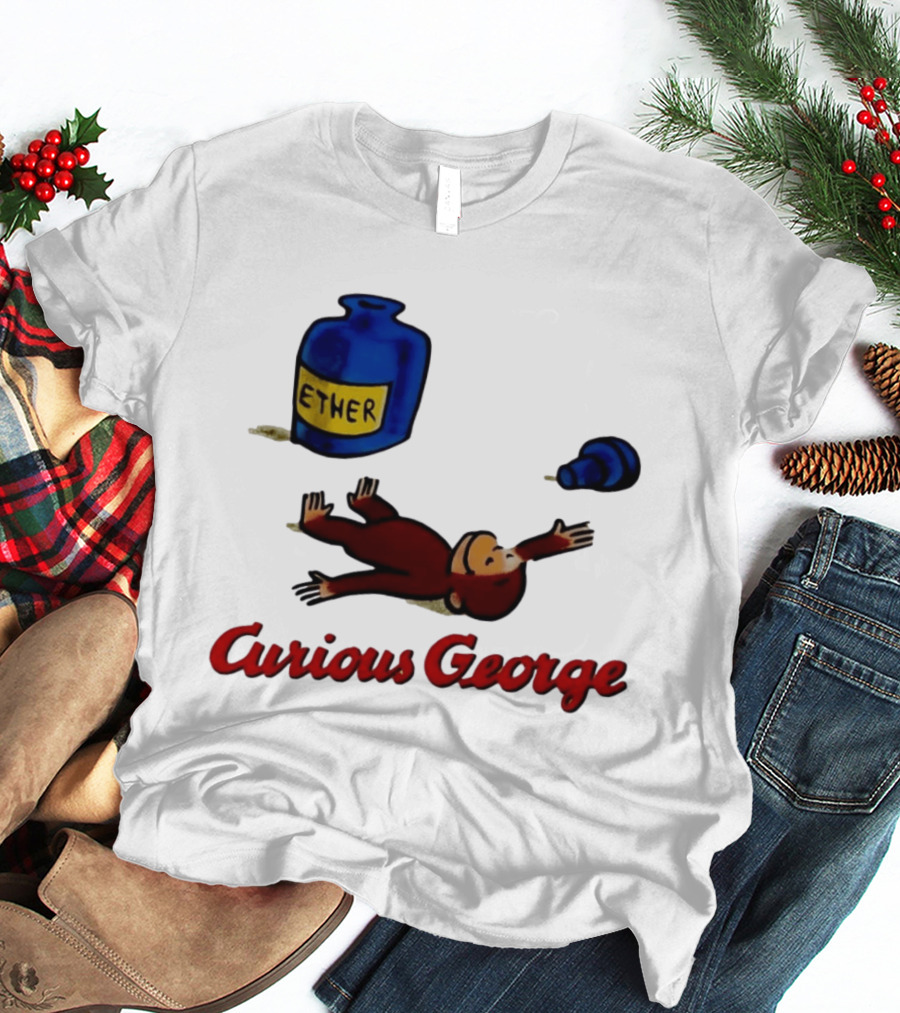 Curious George Ether Bottle Unconscious T-Shirt