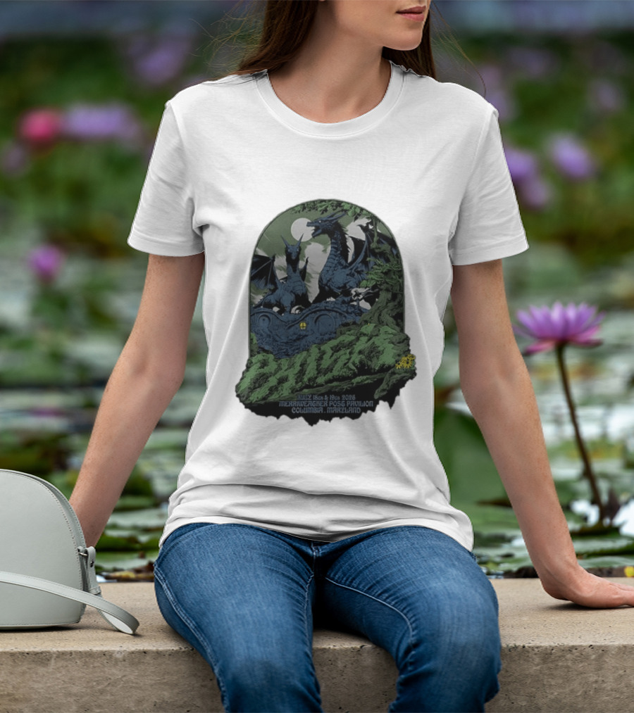 Dragons July 18th 19th 2026 Merriweather Post Pavilion Columbia Maryland T-Shirt