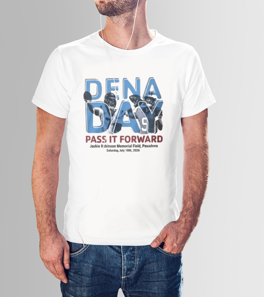 Panthers Dena Day 2026 Pass It Forward Jackie Robinson Memorial Field July 18th Pasadena T-Shirt