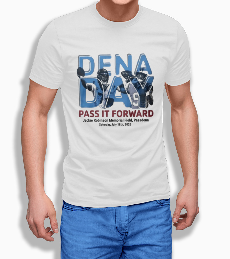 Panthers Dena Day 2026 Pass It Forward Jackie Robinson Memorial Field July 18th Pasadena T-Shirt