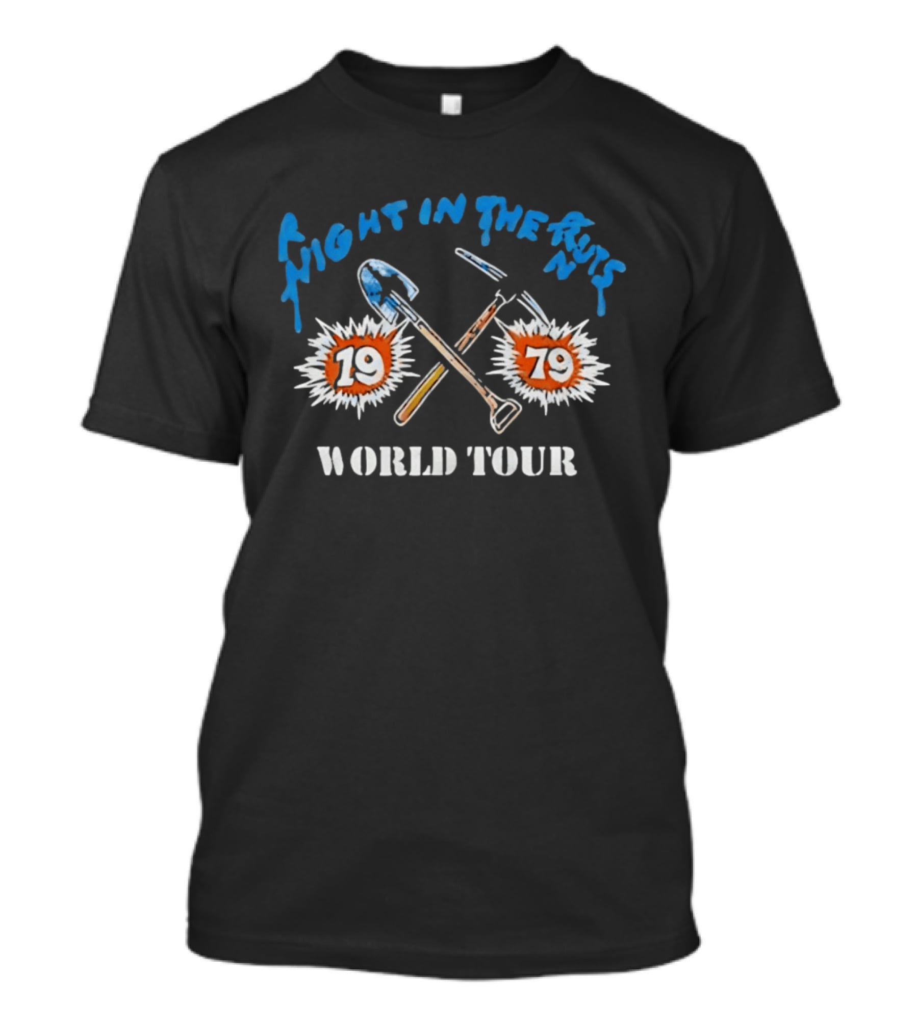 Aerosmith Night In The Ruts 1979 World Tour Shovels And Picks T-Shirt