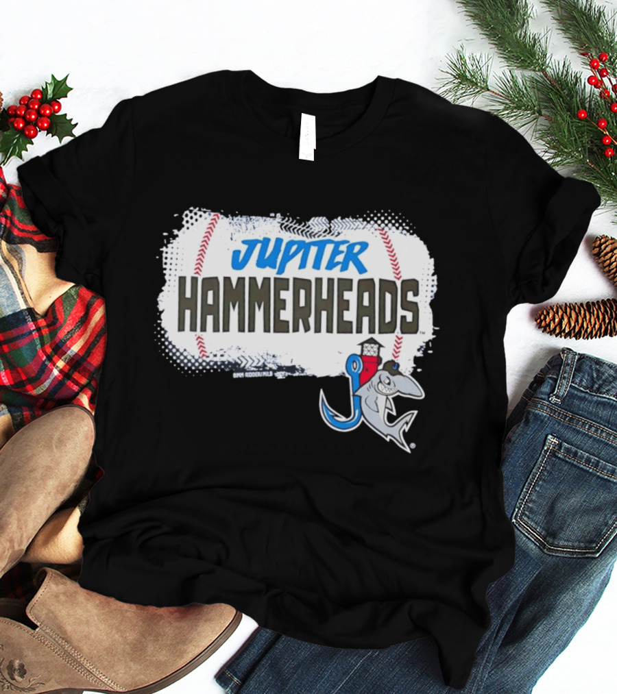 BIMM RIDDER MLB Jupiter Hammerheads Baseball Team MLB Sports T-Shirt