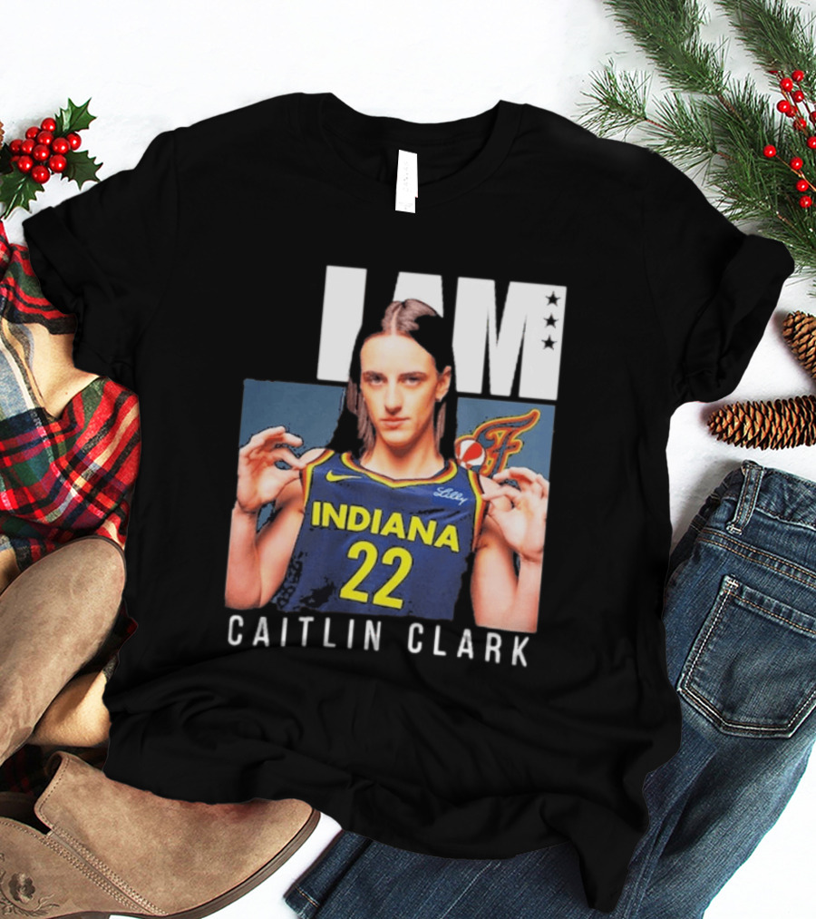 Caitlin Clark Indiana Fever Basketball SLAM Magazine I AM T-Shirt