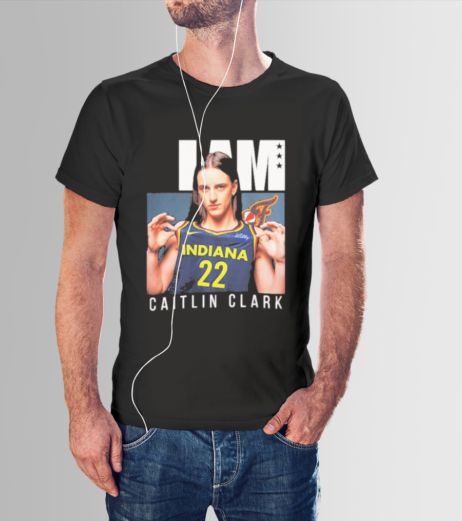 Caitlin Clark Indiana Fever Basketball SLAM Magazine I AM T-Shirt