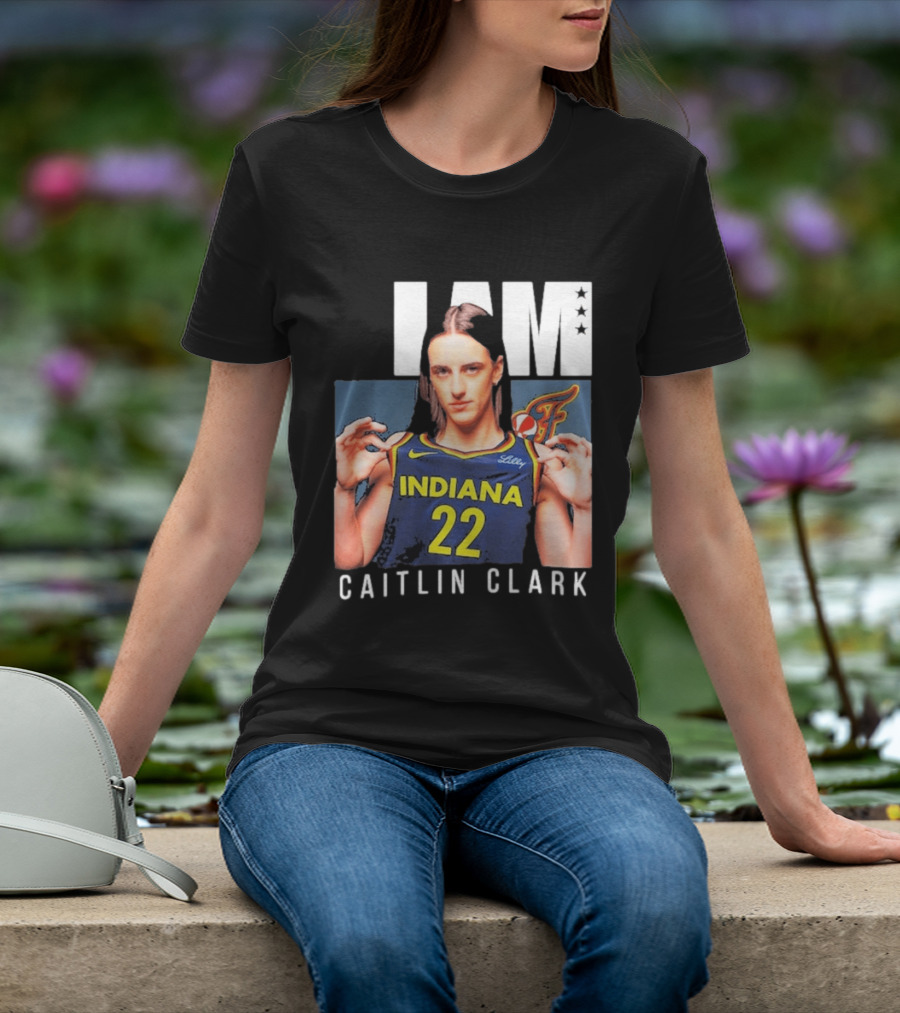 Caitlin Clark Indiana Fever Basketball SLAM Magazine I AM T-Shirt