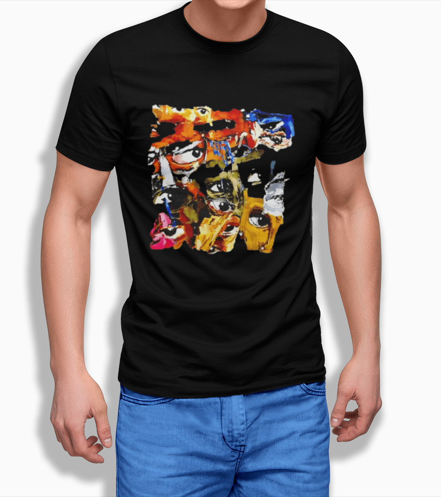 J Cole 4 Your Eyez Only Album Cover Collage Eyes Music T-Shirt