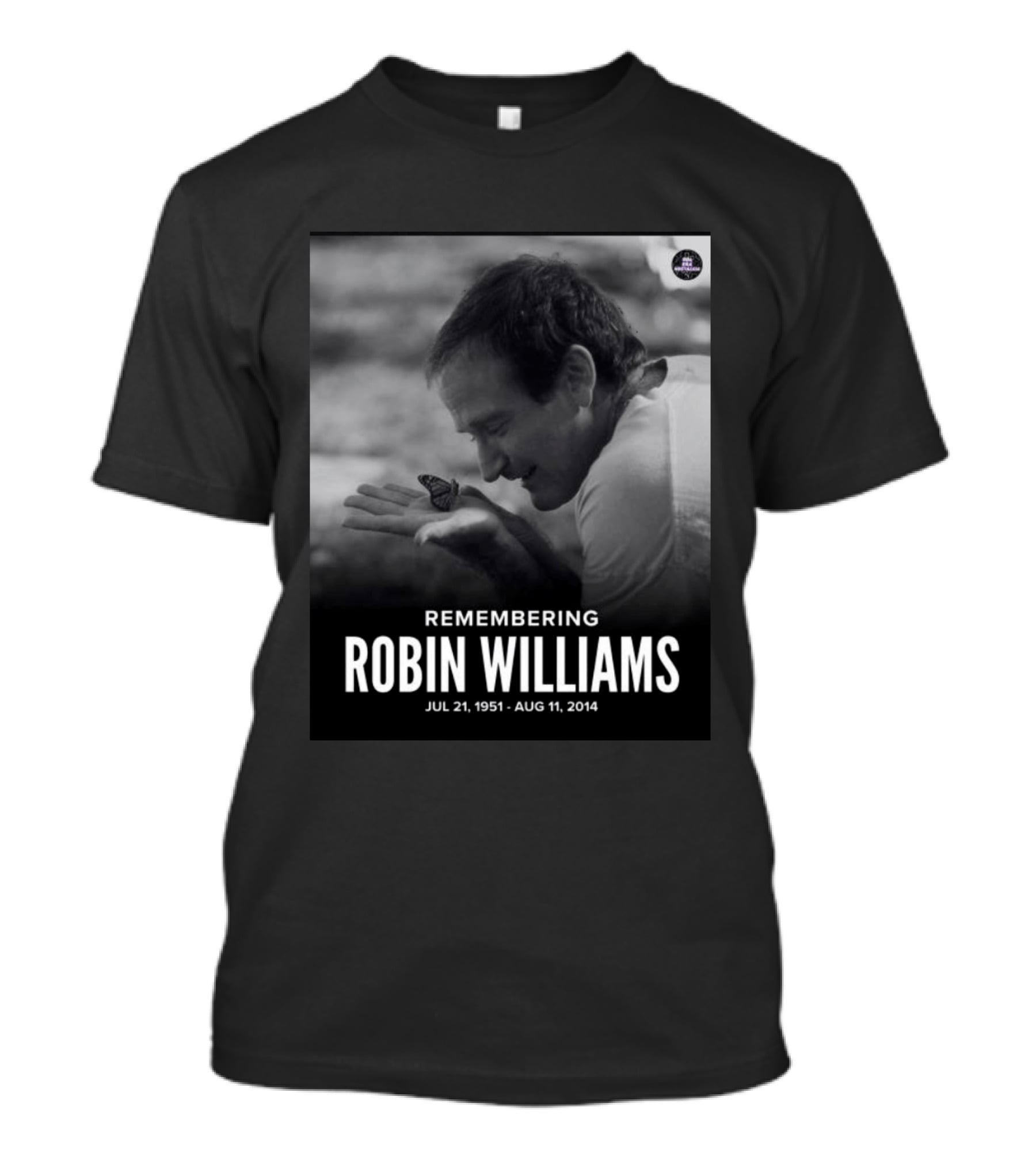 Robin Williams Remembering Jul 21 1951 Aug 11 2014 T-Shirt