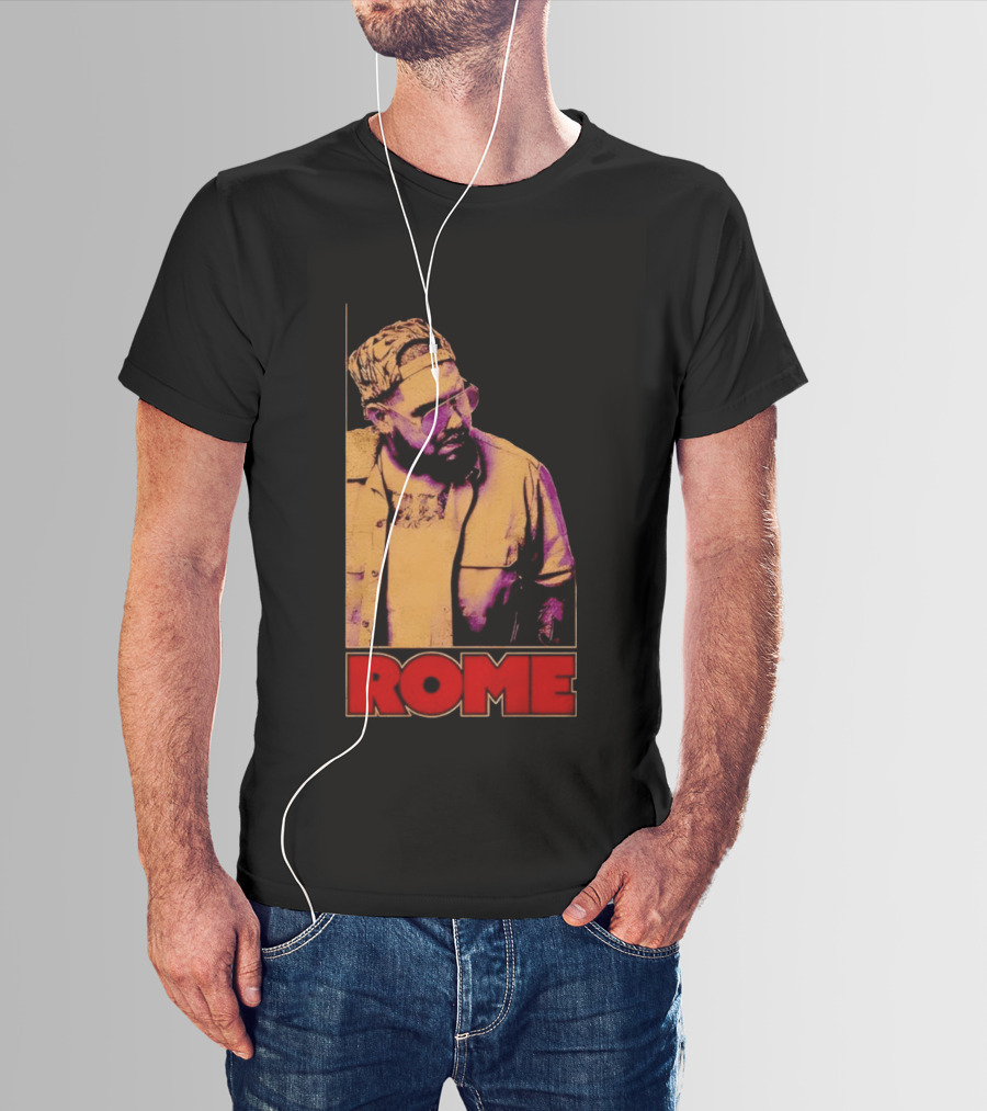 ROME Cap Glasses Style Vintage Vibe T-Shirt