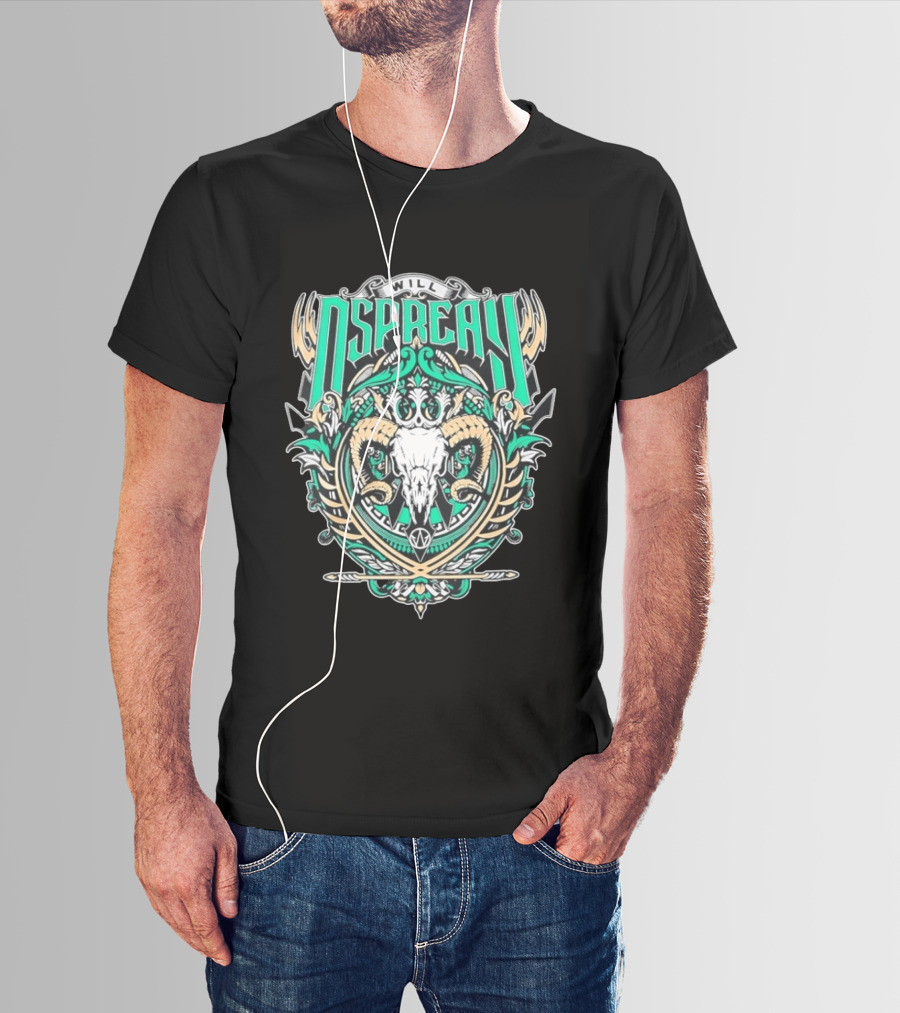 Will Ospreay Ram Skull Crest Vortex T-Shirt