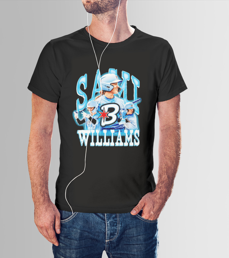 Sami Williams Chicago Bandits Softball Player Star Jersey Number 7 T-Shirt