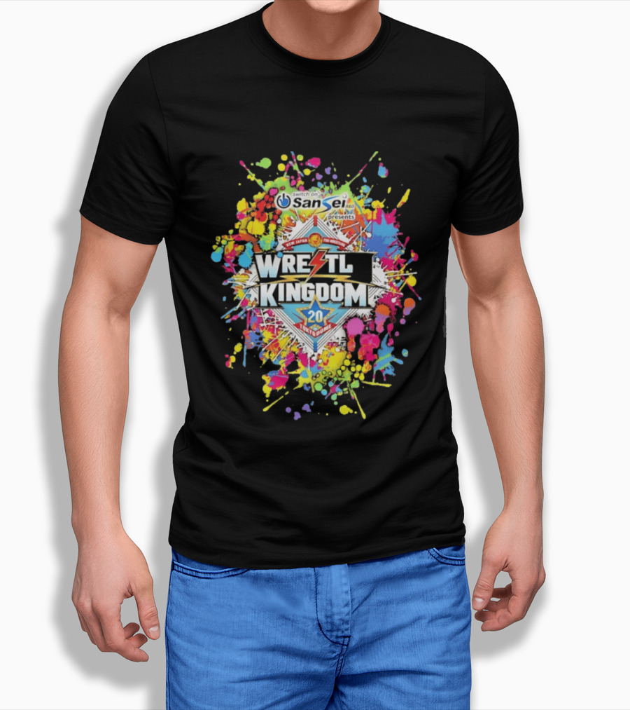New Japan Pro Wrestling Wrestle Kingdom 20 Tokyo Dome Sansei Presents T-Shirt