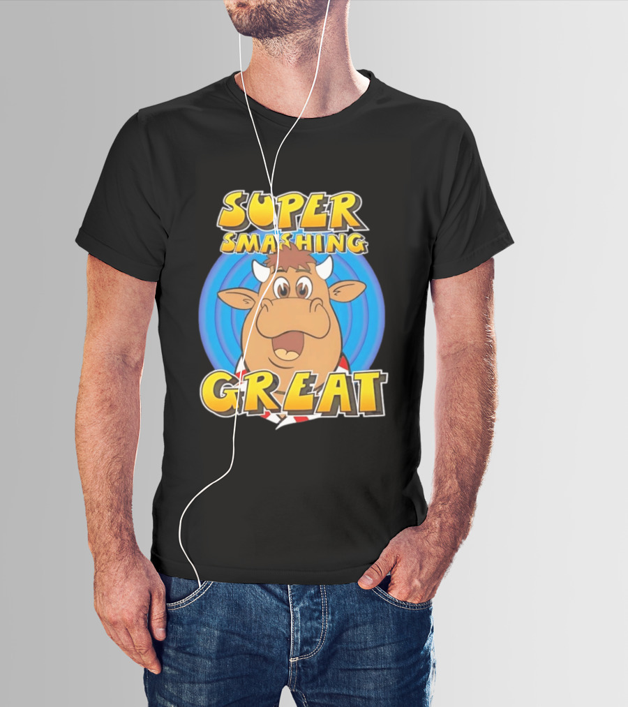 Super Smashing Great Cartoon Bull T-Shirt