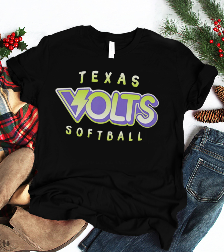 Texas Volts Softball Youth Sports Team T-Shirt
