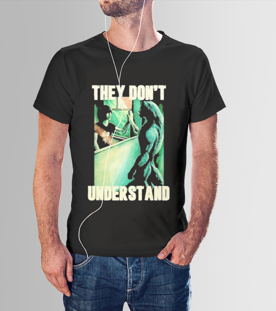 They Don't Understand Werewolf Mirror Reflection T-Shirt