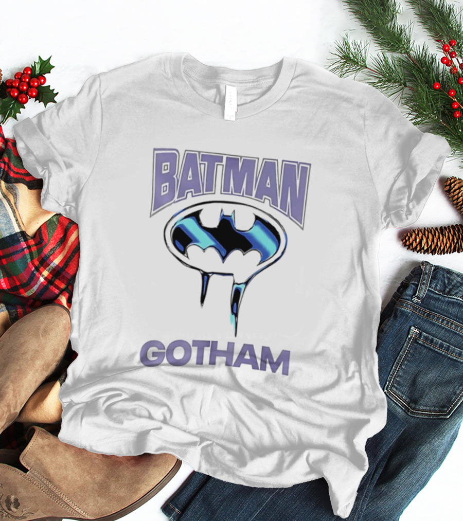 Batman Gotham DC Comics Melting Bat T-Shirt