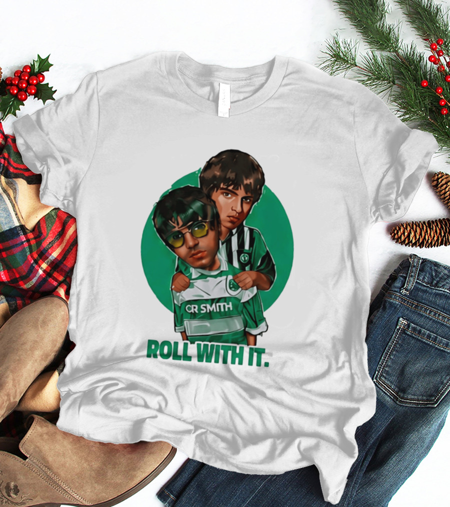 Oasis Roll With It CR Smith Celtic Football Club T-Shirt