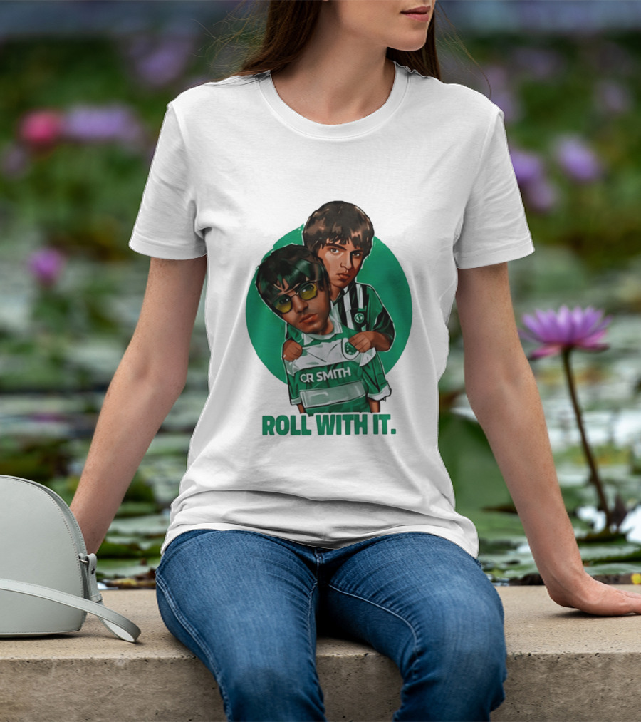 Oasis Roll With It CR Smith Celtic Football Club T-Shirt