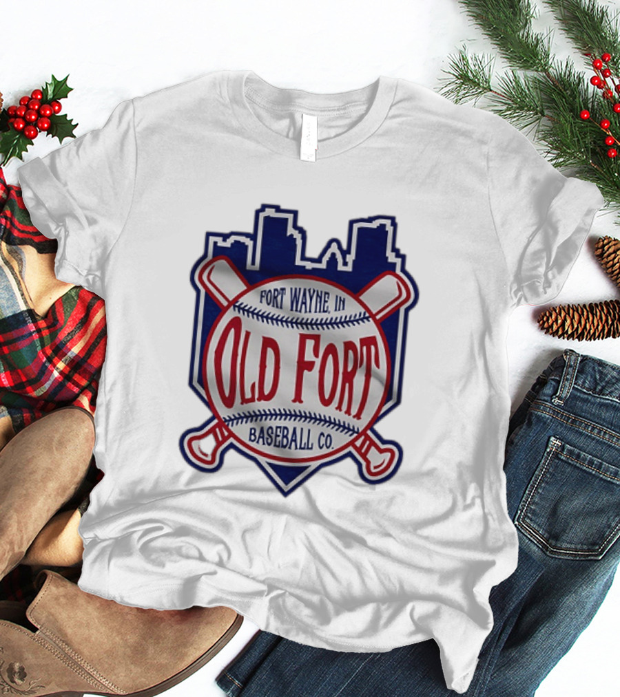 Fort Wayne IN Old Fort Baseball Co Indiana T-Shirt