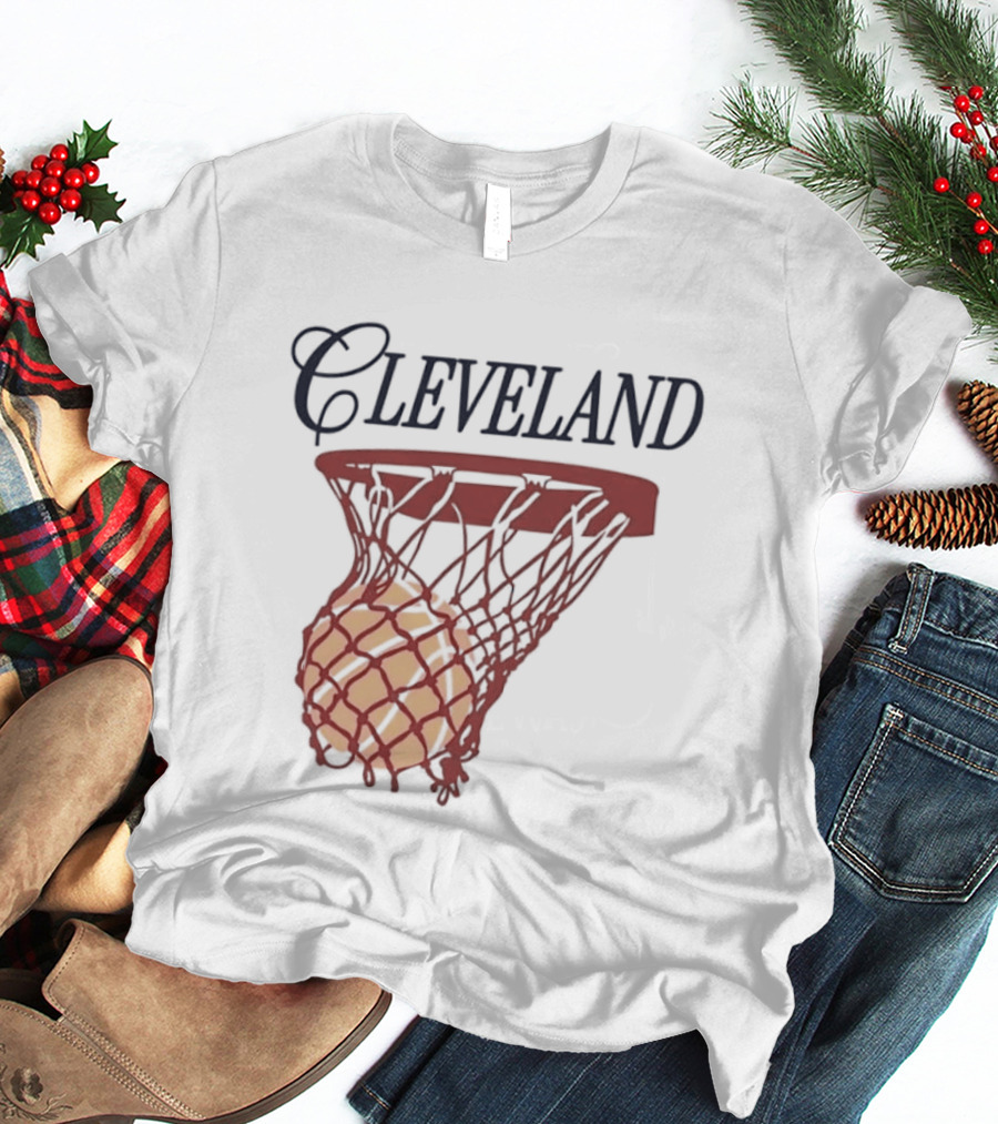 Cleveland Basketball Club Hoop Swish Property Ohio T-Shirt