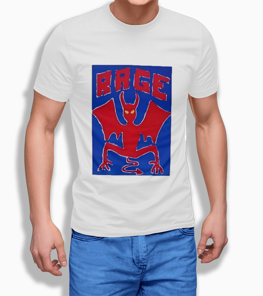 Rage Red Devil Bat Wings Demon T-Shirt