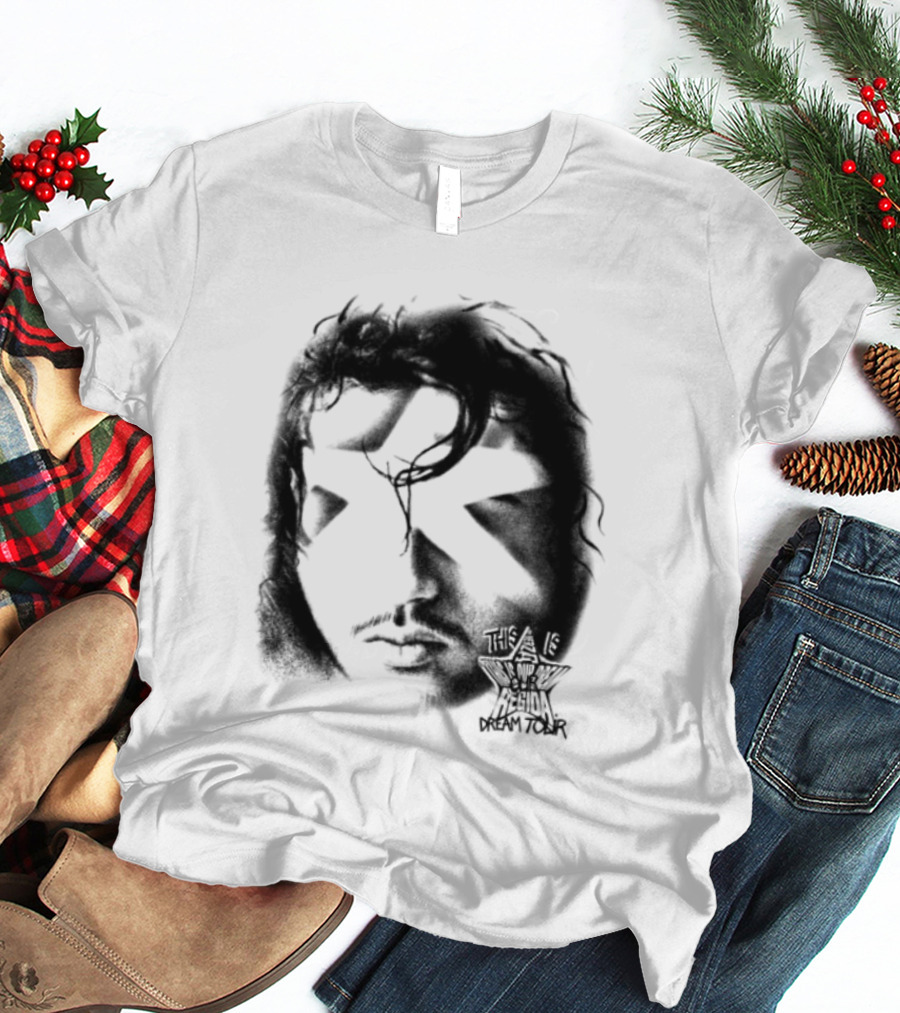 Fuerza Regida Star Face Black T-Shirt