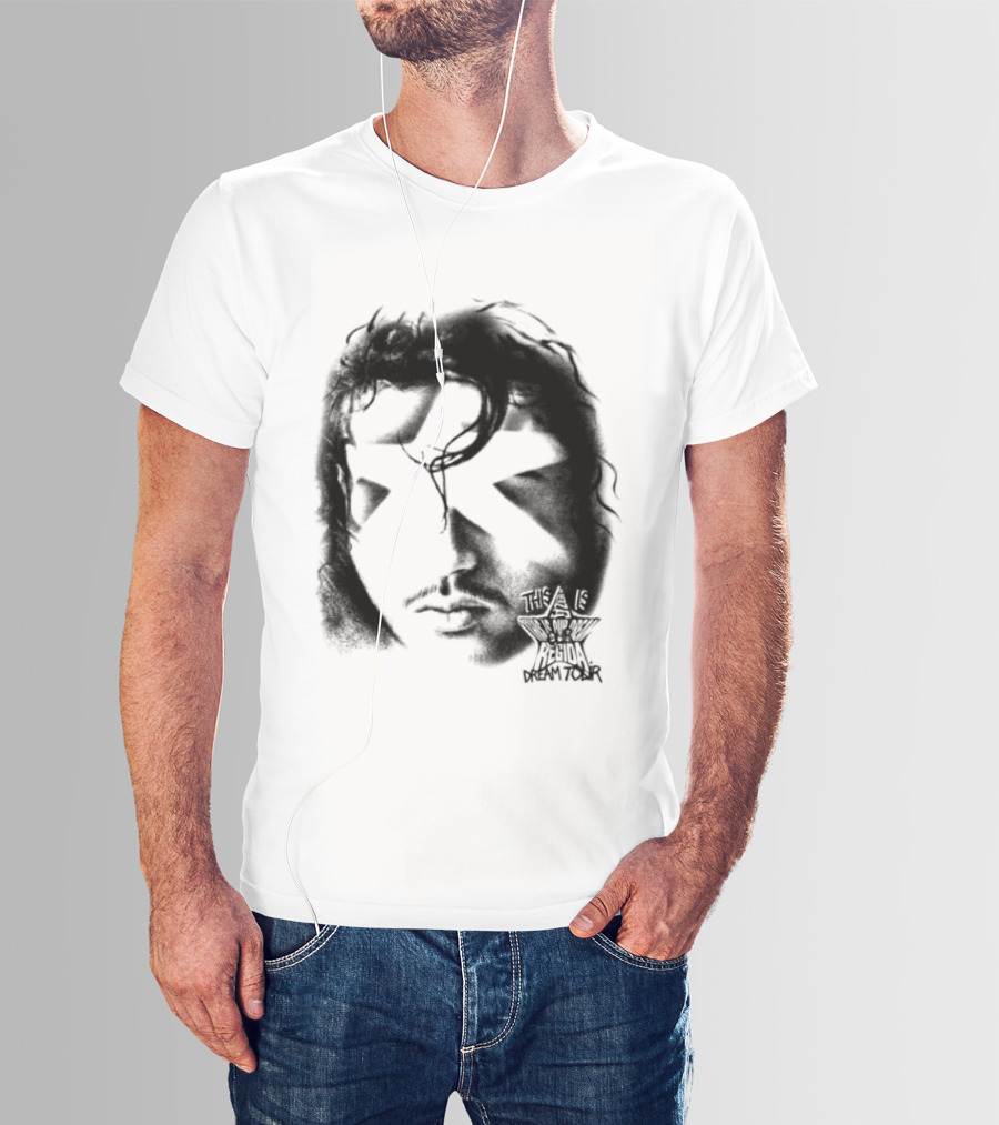 Fuerza Regida Star Face Black T-Shirt