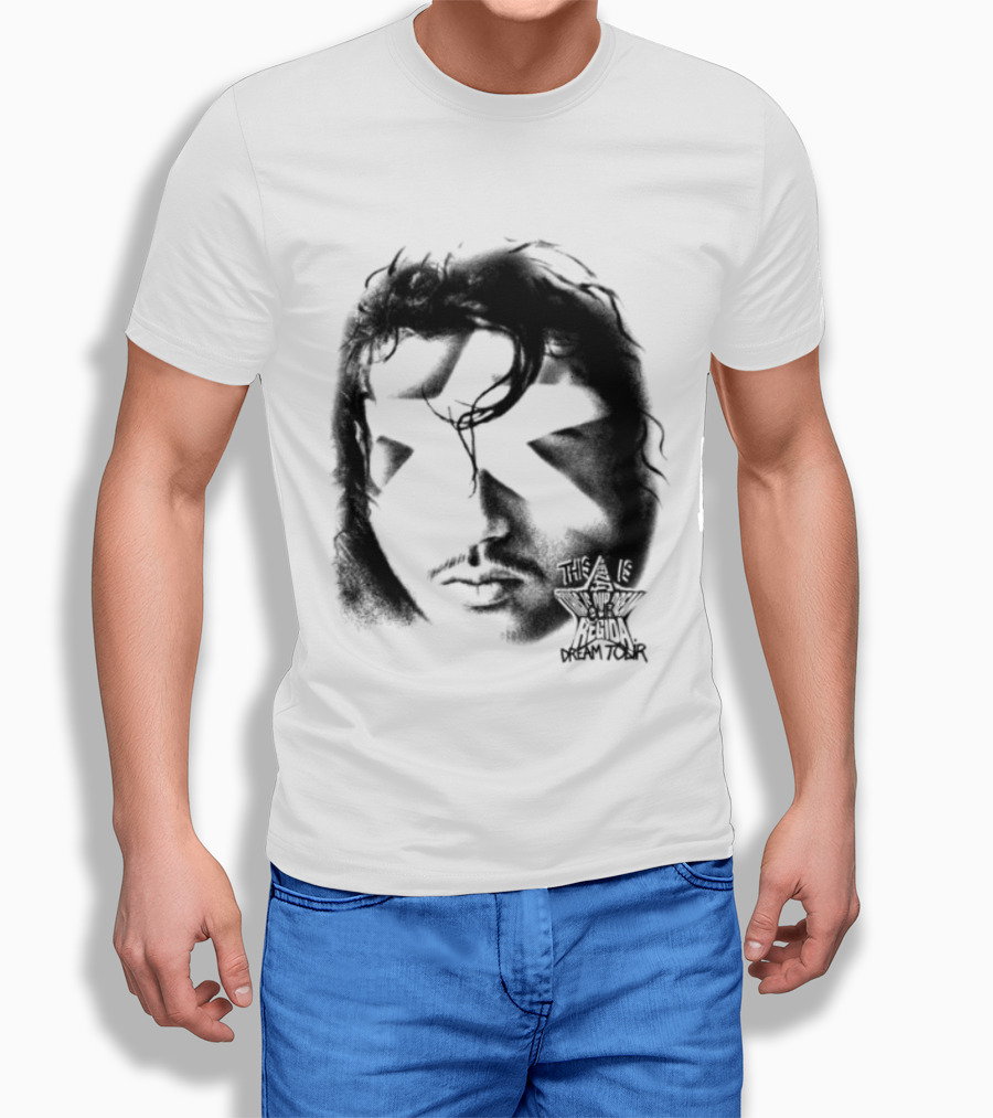 Fuerza Regida Star Face Black T-Shirt