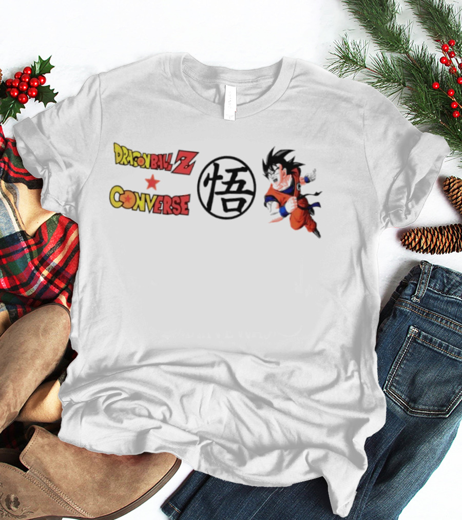 Dragon Ball Z Goku Converse Kanji Orange T-Shirt