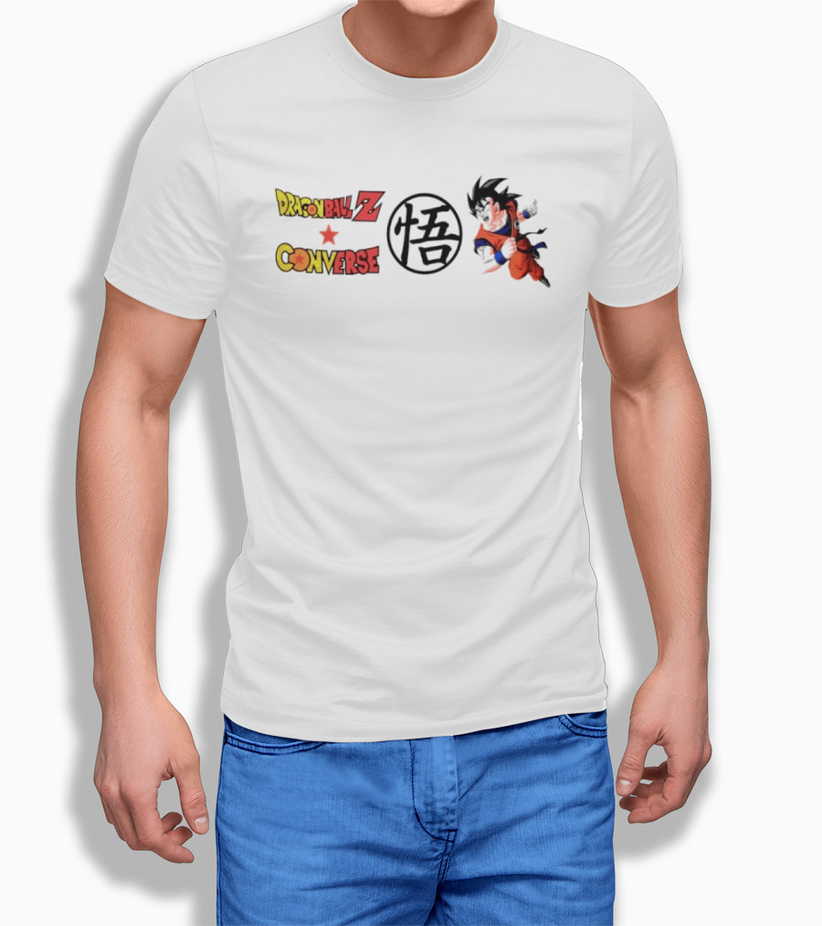Dragon Ball Z Goku Converse Kanji Orange T-Shirt