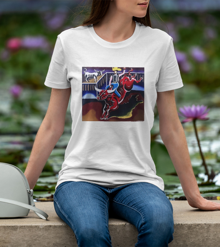 I Went To A Rodeo And All I Got Was A Shitty Rage Former Cowboy Bull Riding Rodeo T-Shirt