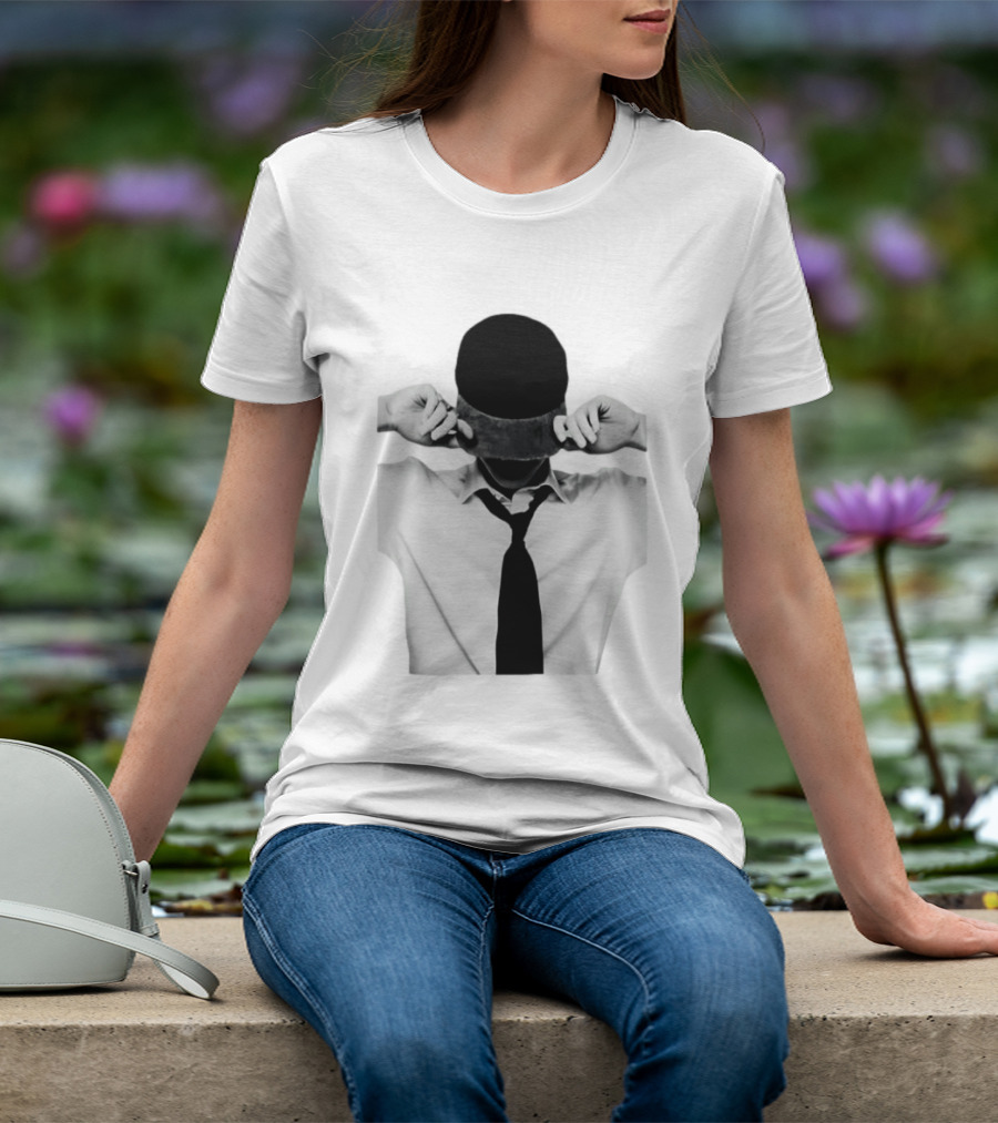 Jungkook BTS Black And White Cap And Tie T-Shirt