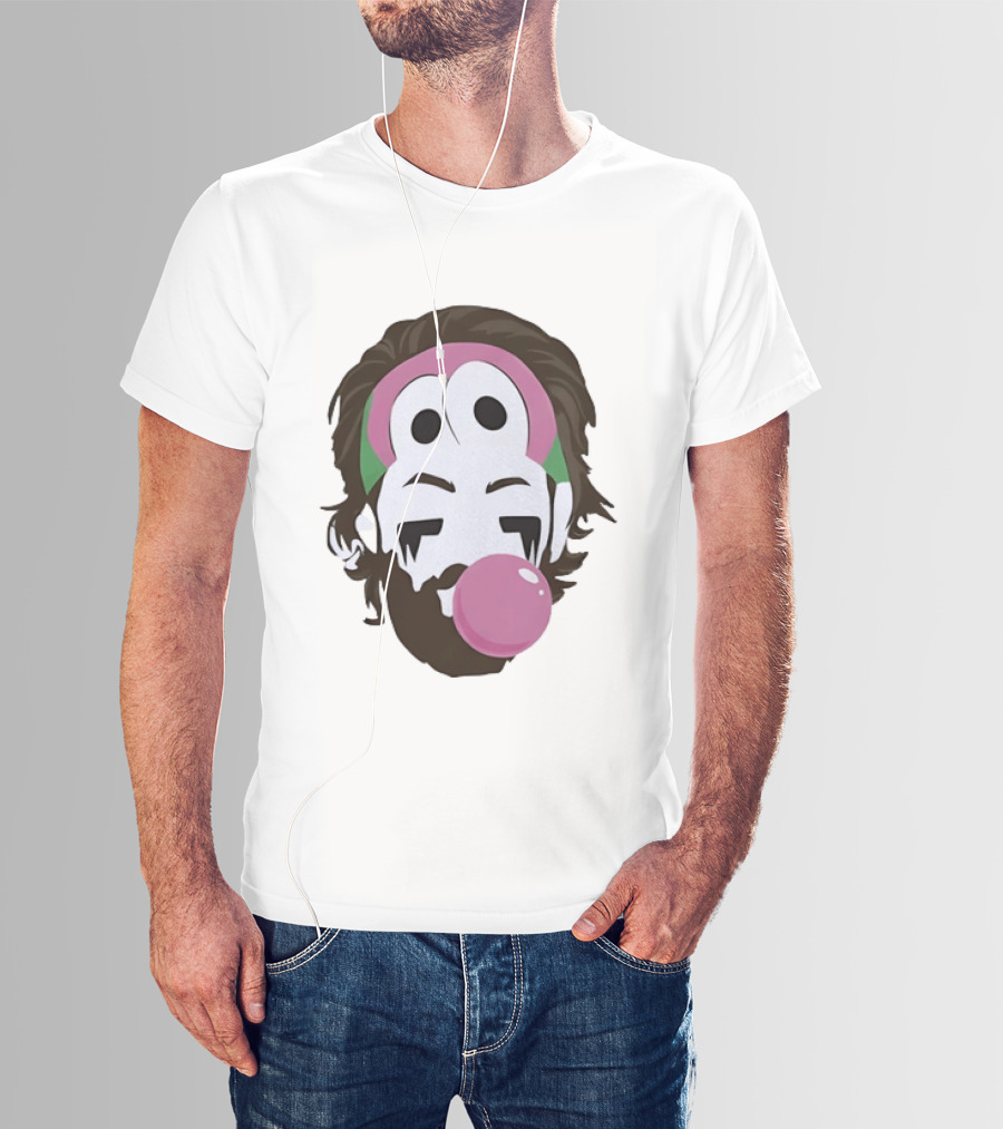 Keanu Reeves Bubblegum Pop Art Cartoon T-Shirt