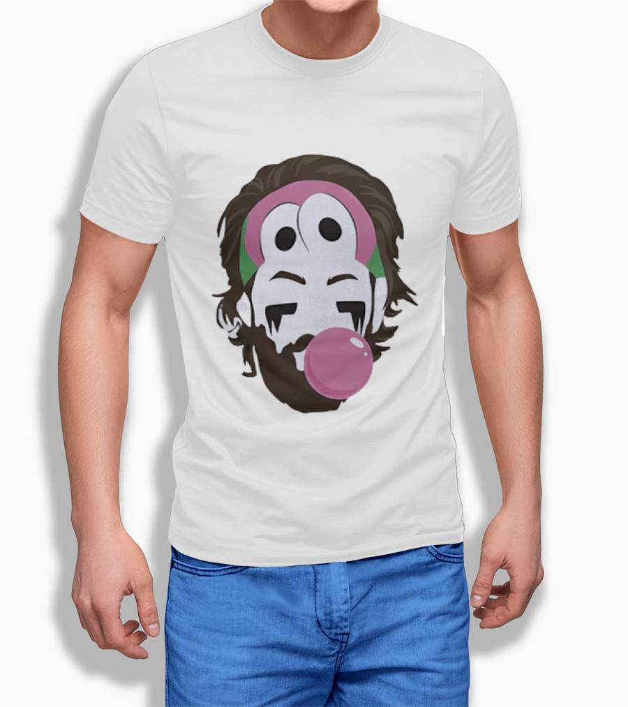 Keanu Reeves Bubblegum Pop Art Cartoon T-Shirt