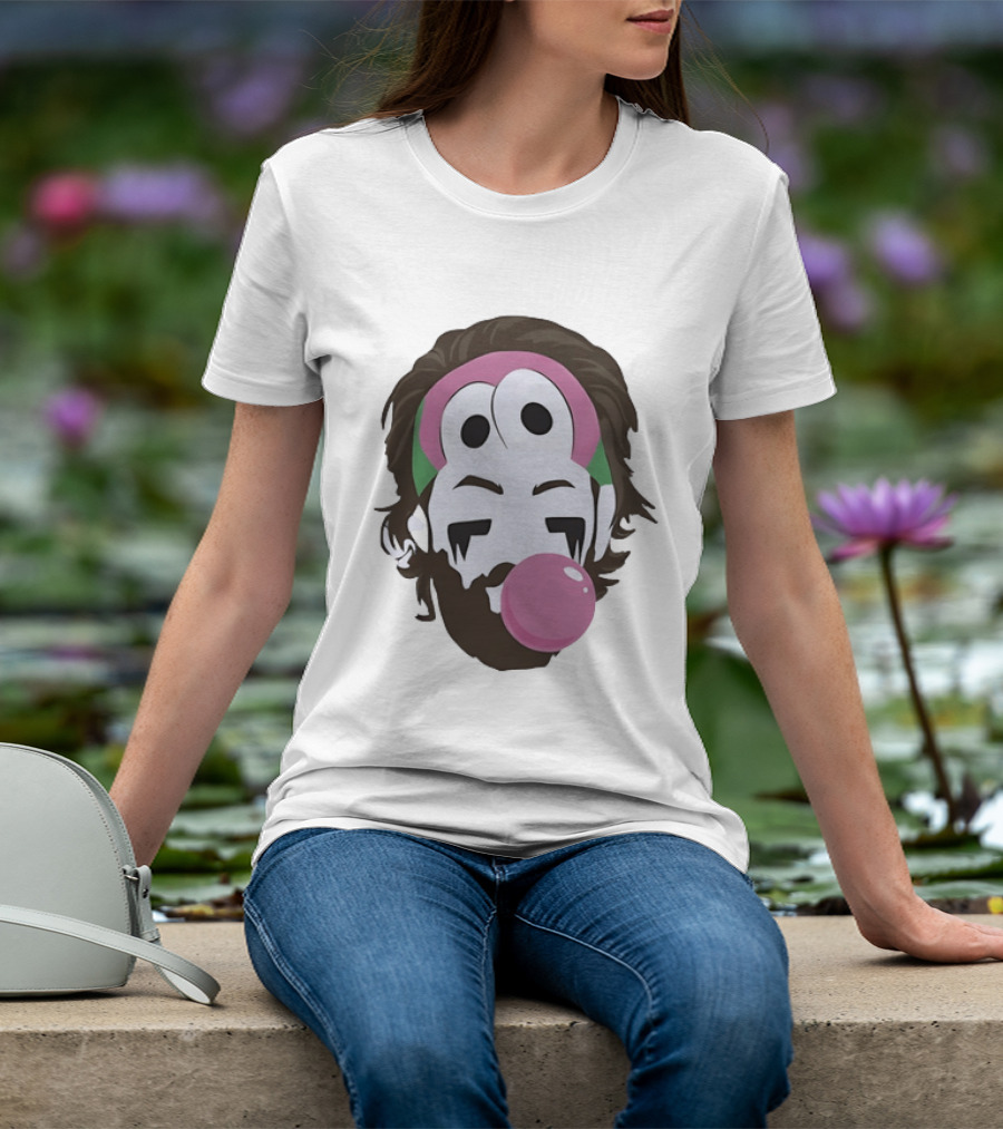 Keanu Reeves Bubblegum Pop Art Cartoon T-Shirt