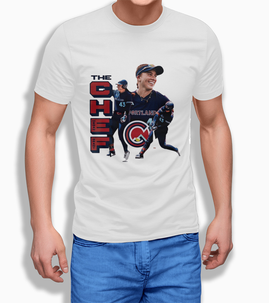 Megan Grant The Chef Portland Cascade Baseball Number 43 T-Shirt