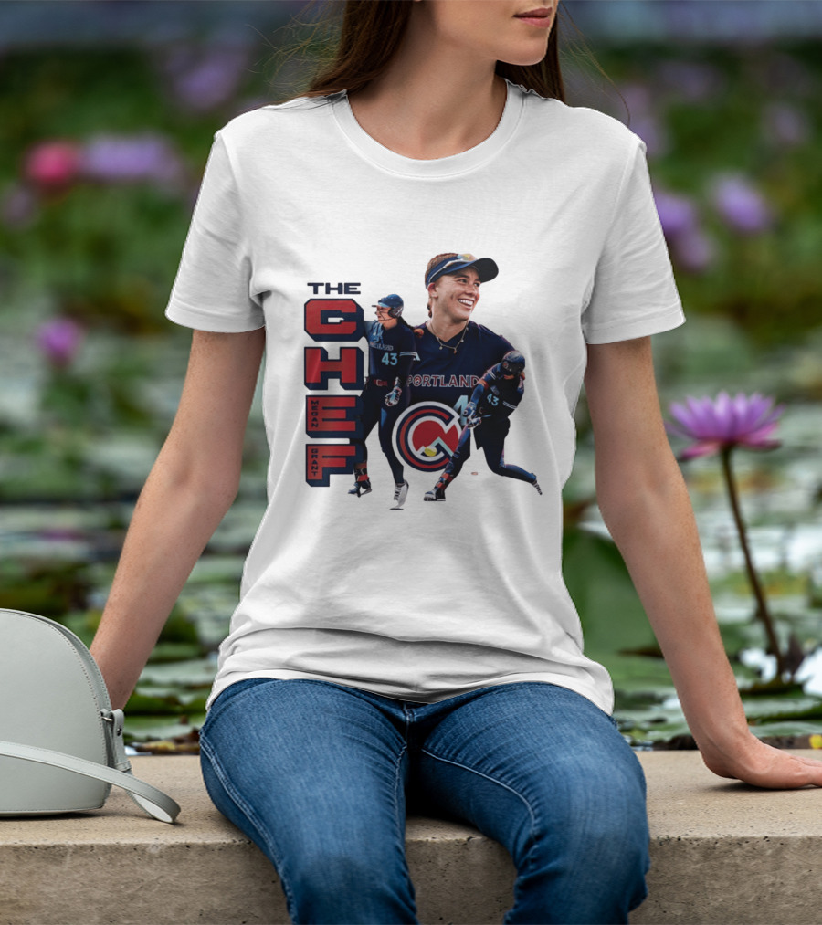 Megan Grant The Chef Portland Cascade Baseball Number 43 T-Shirt