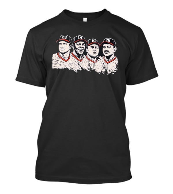 23 14 10 26 Baseball Legends Cincinnati Reds T-Shirt