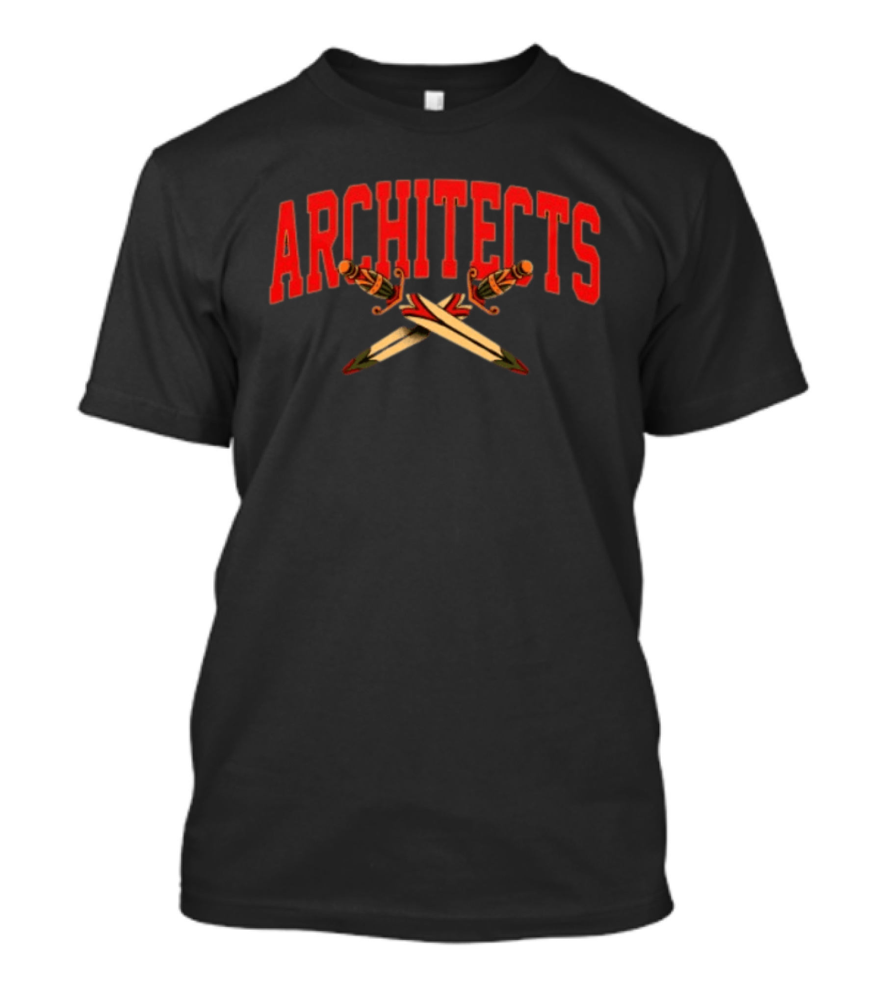 Architects Tiger Knife Black T-Shirt