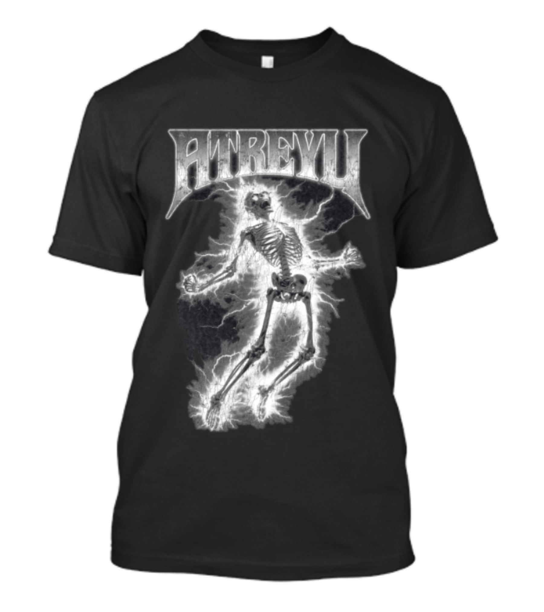 Atreyu Electric Skeleton Lightning Scene T-Shirt