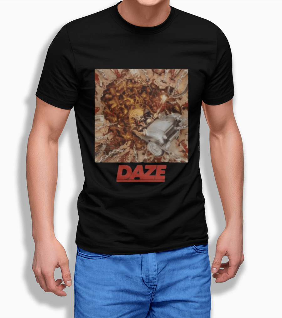 Daze Store Pain Of Truth Shaka Chains And Skeleton Car Rider T-Shirt