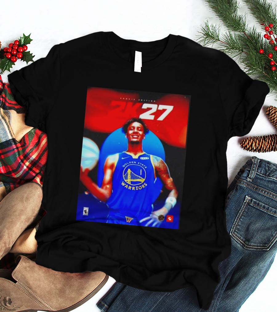 Golden State Warriors NBA 2K27 Rookie Edition Number One Player T-Shirt
