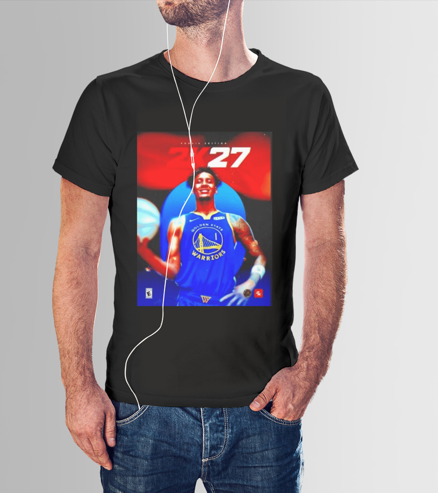 Golden State Warriors NBA 2K27 Rookie Edition Number One Player T-Shirt