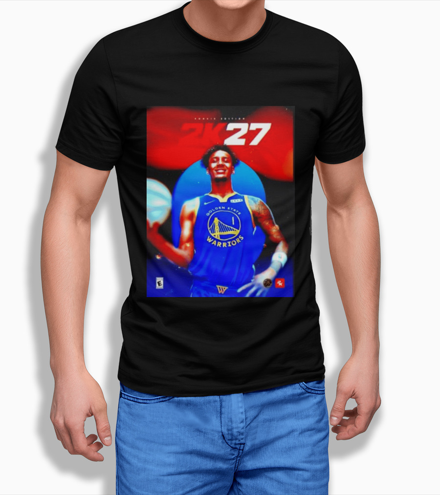 Golden State Warriors NBA 2K27 Rookie Edition Number One Player T-Shirt