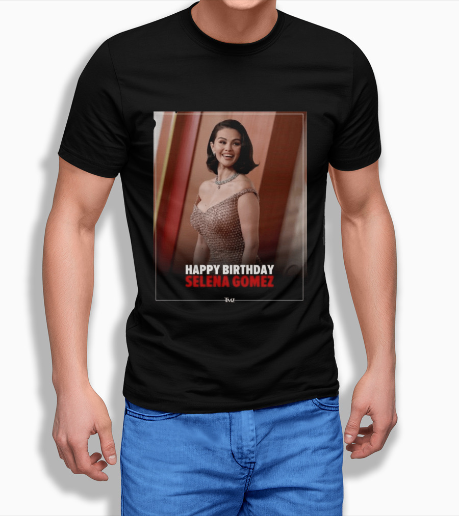 Happy Birthday Selena Gomez TMZ Celebration Event T-Shirt