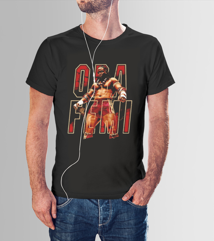 Oba Femi WWE NXT Wrestling Superstar Power Presence T-Shirt