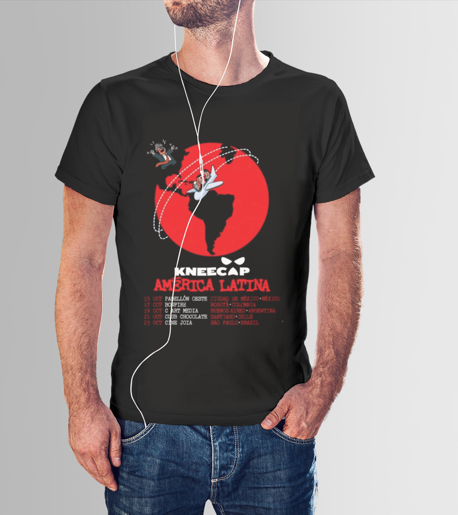 Kneecap America Latina Clowns Plane Adventure T-Shirt
