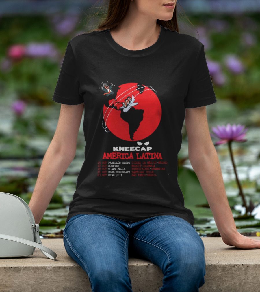 Kneecap America Latina Clowns Plane Adventure T-Shirt