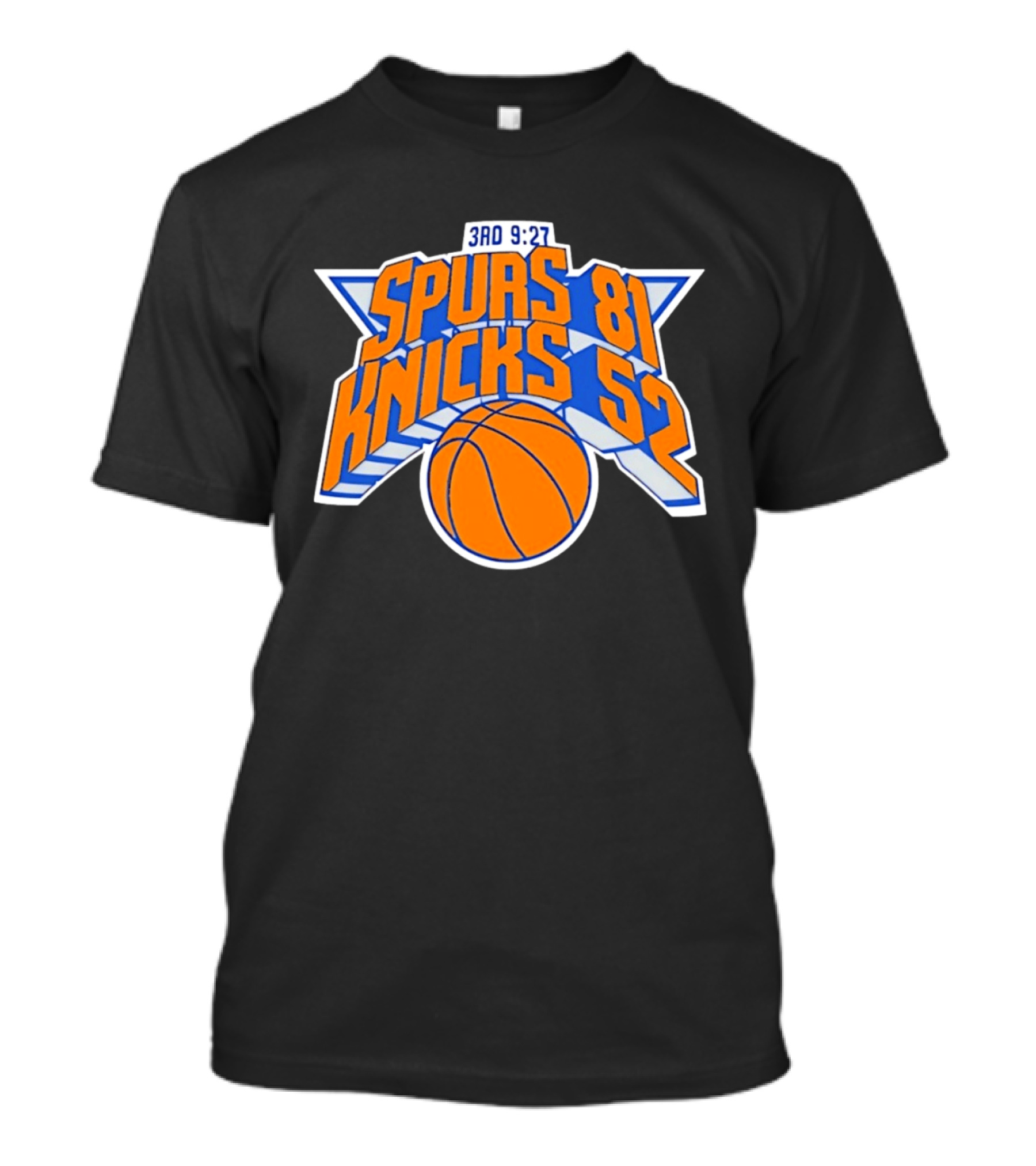 3rd Quarter 9:27 Spurs 81 Knicks 52 T-Shirt