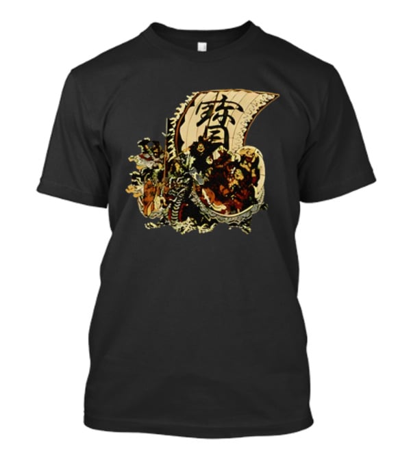 Seven Lucky Gods Japanese Shichi Fukujin Takarabune Treasure Ship T-Shirt