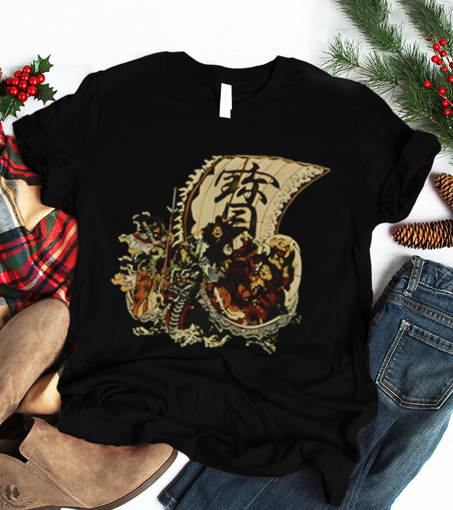 Seven Lucky Gods Japanese Shichi Fukujin Takarabune Treasure Ship T-Shirt